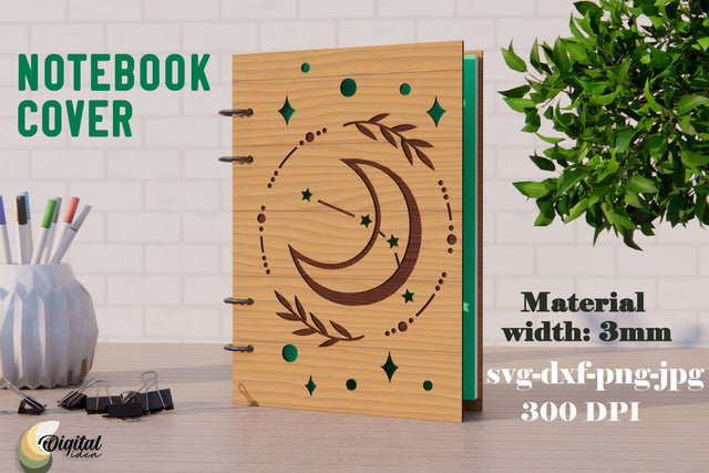 Notebook Cover Laser Cut. 3D Laser Cut. Notebook Cover Laser Cut Files SVG Evgenyia Guschina 