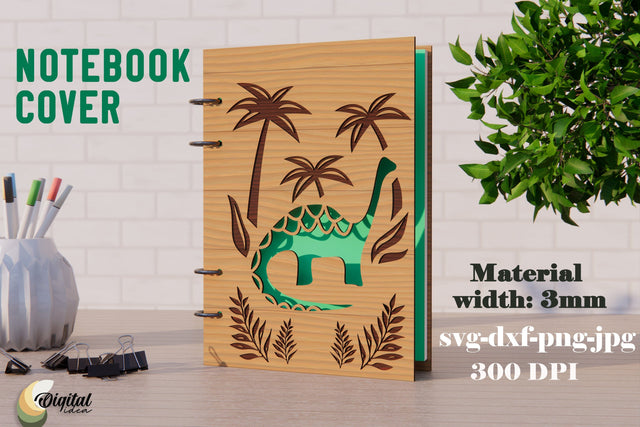 Notebook Cover Laser Cut. 3D Laser Cut. Notebook Cover Laser Cut Files SVG Evgenyia Guschina 