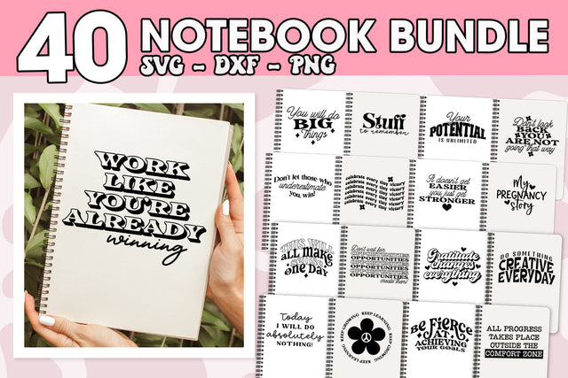 Notebook SVG | Planner svg quotes SVG Alana Creates 