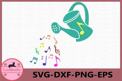 Notes Watering can Svg SVG Lerastudio 