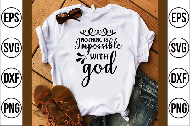 nothing is impossible with god svg SVG shah alam 