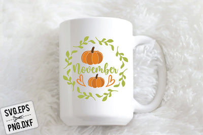November SVG SVG Creativeart88 