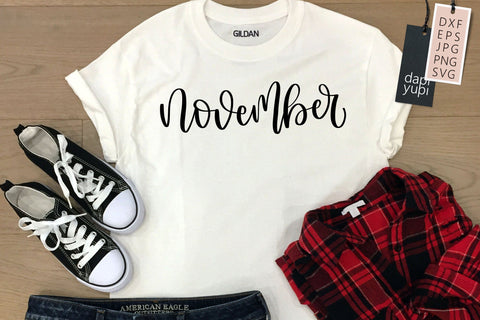 November Vibes Quotes Thanksgiving SVG Bundle SVG dapiyupi store 