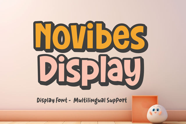 Novibes Display Font Dumadistyle 