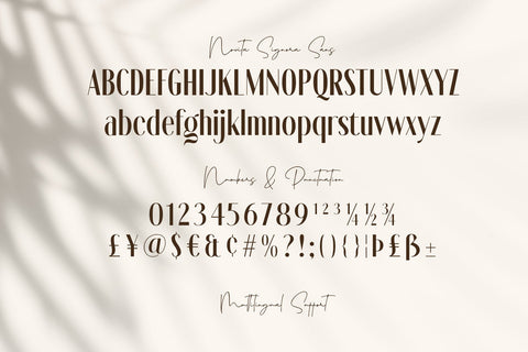 Novita Signora - Font Duo Font Arterfak Project 