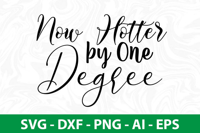 Now Hotter by One Degree SVG SVG orpitasn 