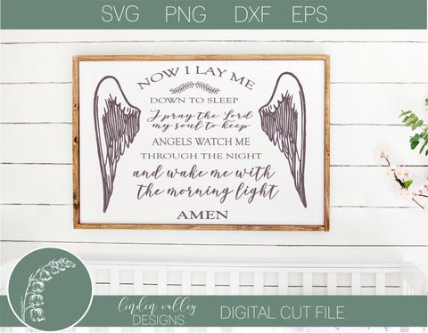 Now I Lay Me Down To Sleep SVG SVG Linden Valley Designs 