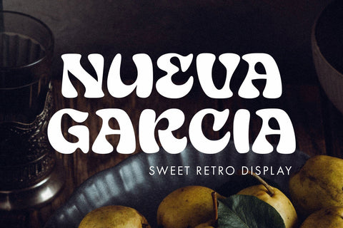 Nueva Garcia – Retro Display Font Arterfak Project 