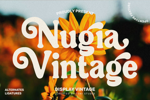 NugiaVintage Font Font toni_std 