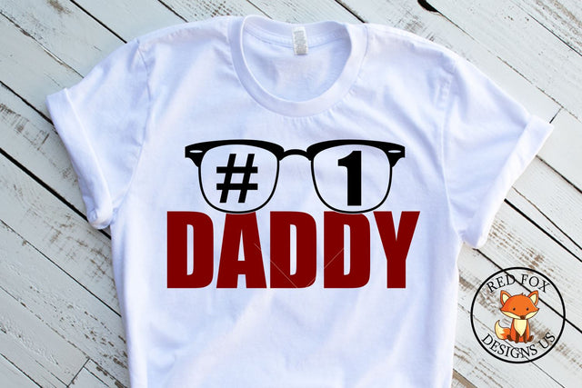 Number One Daddy | Father's Day | #1 Daddy SVG PNG DXF SVG RedFoxDesignsUS 