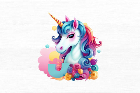 Number Unicorn Birthday Clipart Bundle Sublimation Regulrcrative 