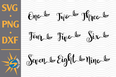 Numbers With Tail SVG, PNG, DXF Digital Files Include SVG SVGStoreShop 