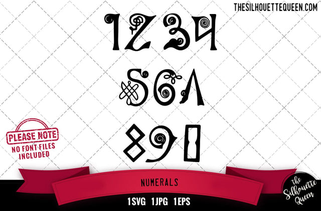 Numerals alphabets - ABC letters SVG Loveleen Kaur 