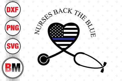 Nures Back The Blue SVG, PNG, DXF Files SVG BMDesign 