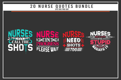 Nurse 20 quotes t shirt bundle SVG uniquesvg99 