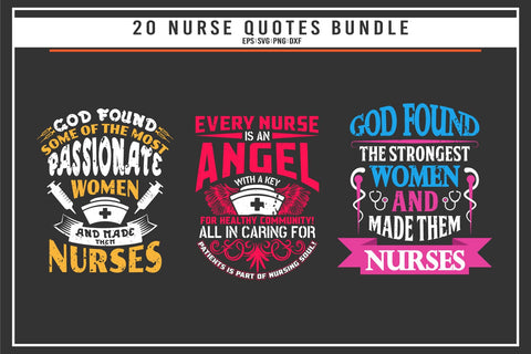 Nurse 20 quotes t shirt bundle SVG uniquesvg99 