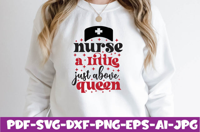 nurse a little just above queen SVG farhad farhad 