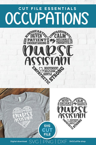 Nurse Assistant svg SVG SVG Cut File 