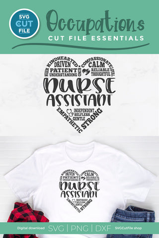 Nurse Assistant svg SVG SVG Cut File 