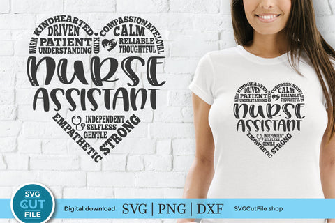 Nurse Assistant svg SVG SVG Cut File 