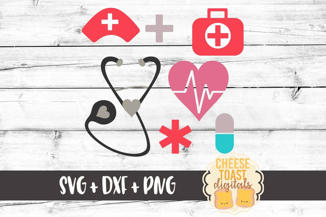 Nurse Bundle SVG Cheese Toast Digitals 