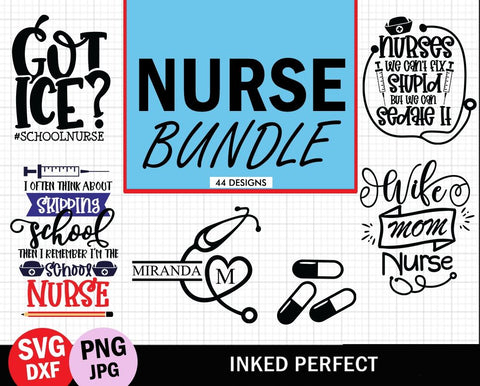 Nurse Bundle SVG Inked Perfect 