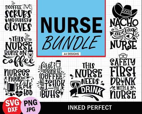 Nurse Bundle SVG Inked Perfect 