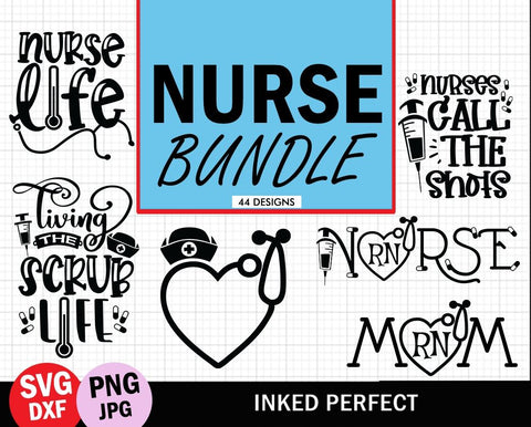 Nurse Bundle SVG Inked Perfect 