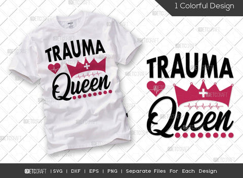 Nurse Bundle Vol-08 | Nurse A Title Just Above Queen Svg | Trauma Queen Svg | I Will Stab You Svg | Keep Calm Im A Nurse Svg | Nurse Quote Design SVG ETC Craft 
