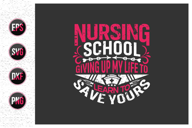 Nurse calligraphic quotes design svg. SVG uniquesvg99 