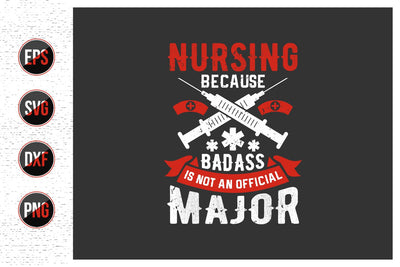 Nurse calligraphic quotes design svg. SVG uniquesvg99 