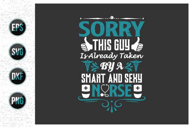 Nurse calligraphic quotes design svg. SVG uniquesvg99 