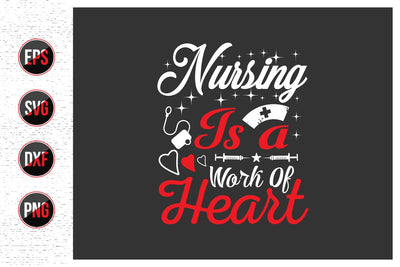 Nurse calligraphic quotes design svg. SVG uniquesvg99 