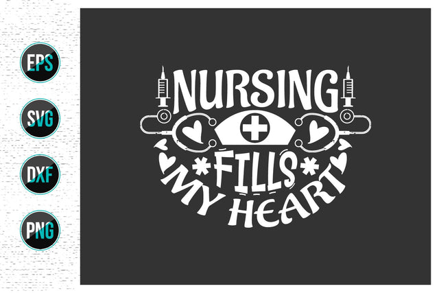 Nurse calligraphic quotes design svg. SVG uniquesvg99 