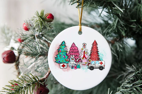 Nurse Christmas Tree PNG Sublimation Sublimation LAM HOANG THUY 