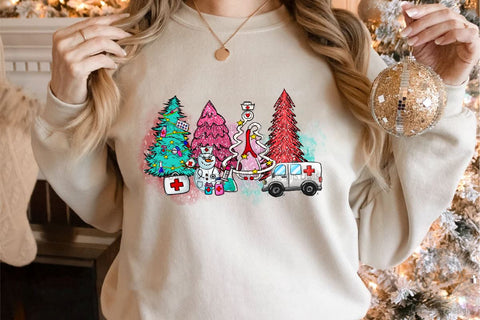 Nurse Christmas Tree PNG Sublimation Sublimation LAM HOANG THUY 