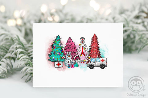Nurse Christmas Tree PNG Sublimation Sublimation LAM HOANG THUY 