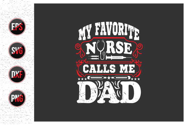 Nurse Dad Quotes SVG Design. SVG uniquesvg99 