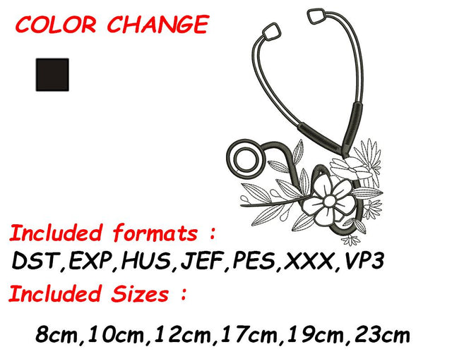 Nurse Embroidery, Medical Student Gift, RN Gift, Therapist Gift, Nursing Student Gift, RN Graduation Embroidery/Applique DESIGNS SVG Digital Designer 