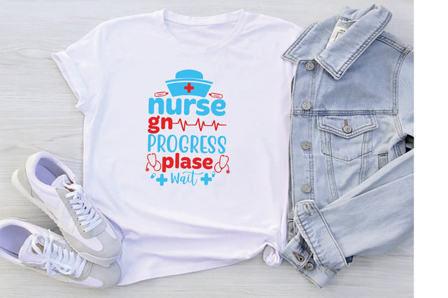 Nurse Gn Progress Plase Wait SVG SVG Creativeart88 