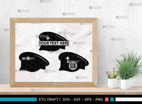 Nurse Hat Monogram, Nurse Hat Silhouette, Nurse Hat SVG, Medical Nurse Hat Svg, Hospital Uniform Svg, Cap Svg, SB00153 SVG ETC Craft 