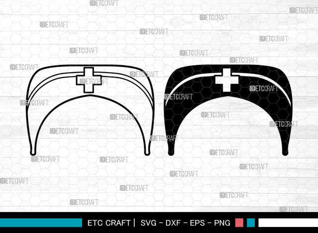 Nurse Hat SVG, Medical Hat svg, Nurse Svg, Nurse Life Svg, Medical Svg, Nurses Cap Svg, Nurse Hat Svg SVG ETC Craft 