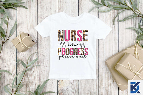 Nurse in progress please wait sublimation Sublimation SVGista 