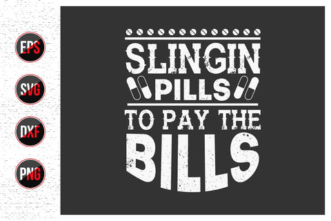 Nurse lettering typographic quotes svg design bundle. SVG uniquesvg99 