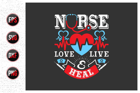 Nurse lettering typographic quotes svg design. SVG uniquesvg99 