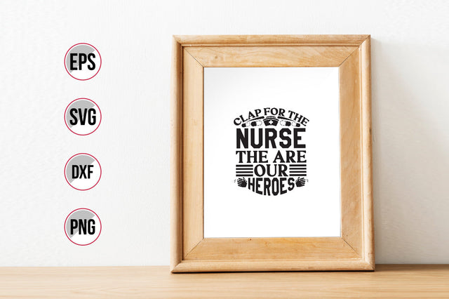 Nurse lettering typographic quotes svg design. SVG uniquesvg99 