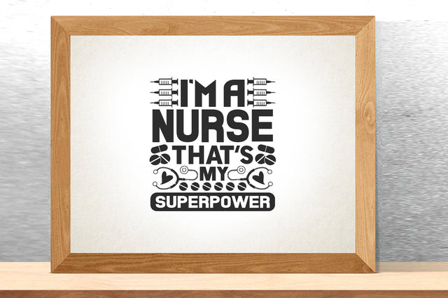 Nurse lettering typographic quotes svg design. SVG uniquesvg99 