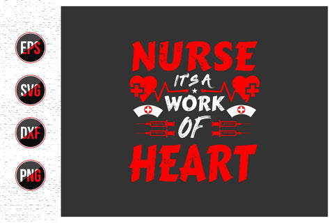 Nurse lettering typographic quotes svg design. SVG uniquesvg99 
