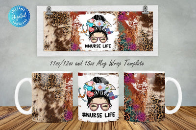 #Nurse life 11, 12 & 15 Oz Mug Sublimation Sublimation Regulrcrative 
