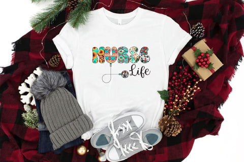 Nurse Life Christmas Sublimation Sublimation Jagonath Roy 